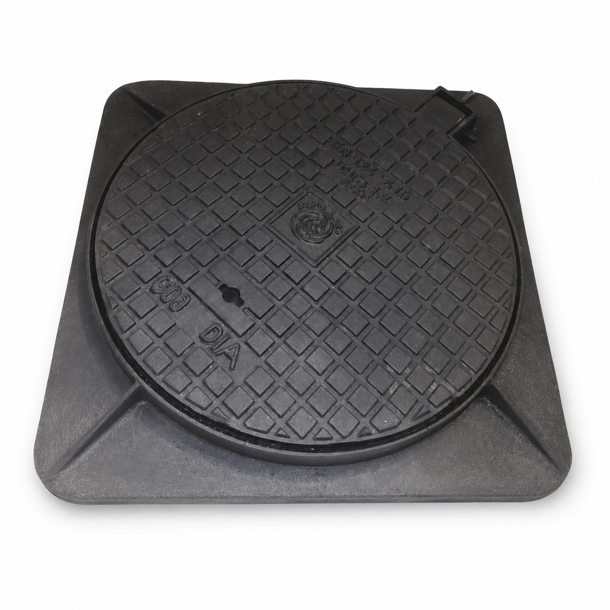 Circular Manhole Cover With Square Frame