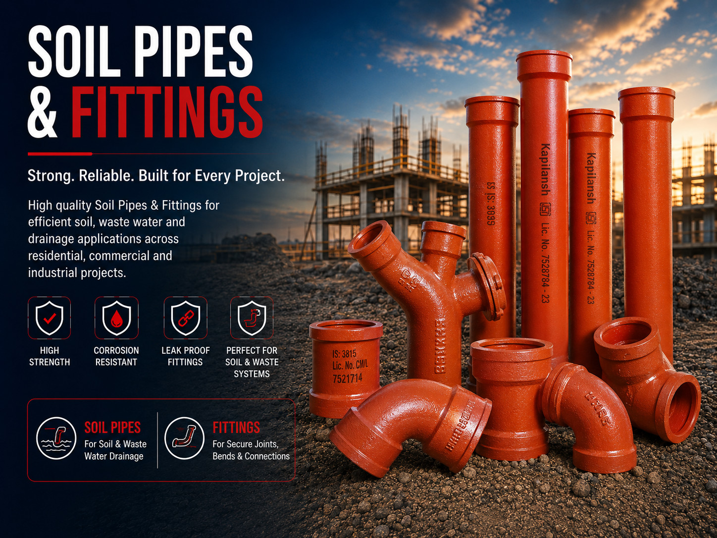 Soil Pipes and Fitting